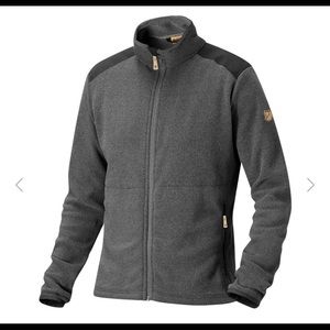Fjallraven Sten Fleece Jacket Small Grey